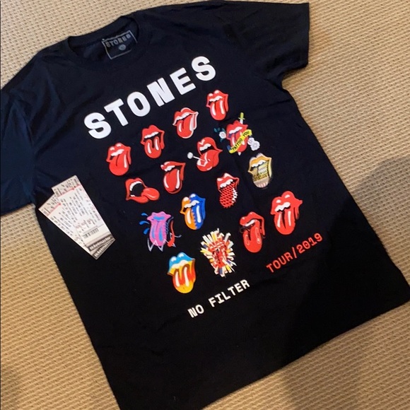 the Rolling Stones Other - 🔴 ROLLING STONES T SHIRT AND 2 TICKETS / CONCERT